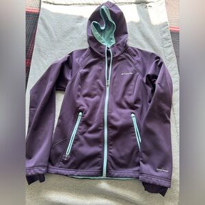 Columbia Aqua and Purple Jacket